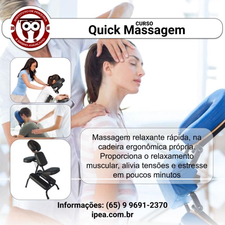 Curso Quick Massagem Ipea 6805